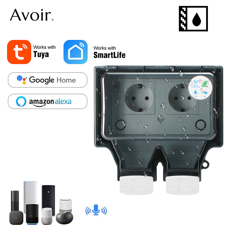 Outdoor Power Socket Cover - Prese elettriche a parete Avoir Tuya