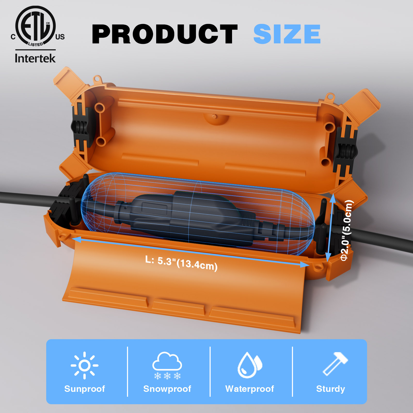 Outdoor Power Outlet Waterproof - Set di Scatole Elettriche Impermeabili per