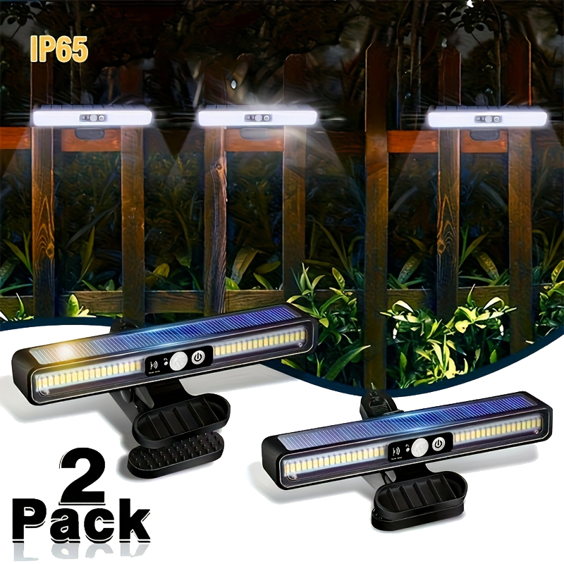 Power Outdoor - Luci solari a clip con sensore