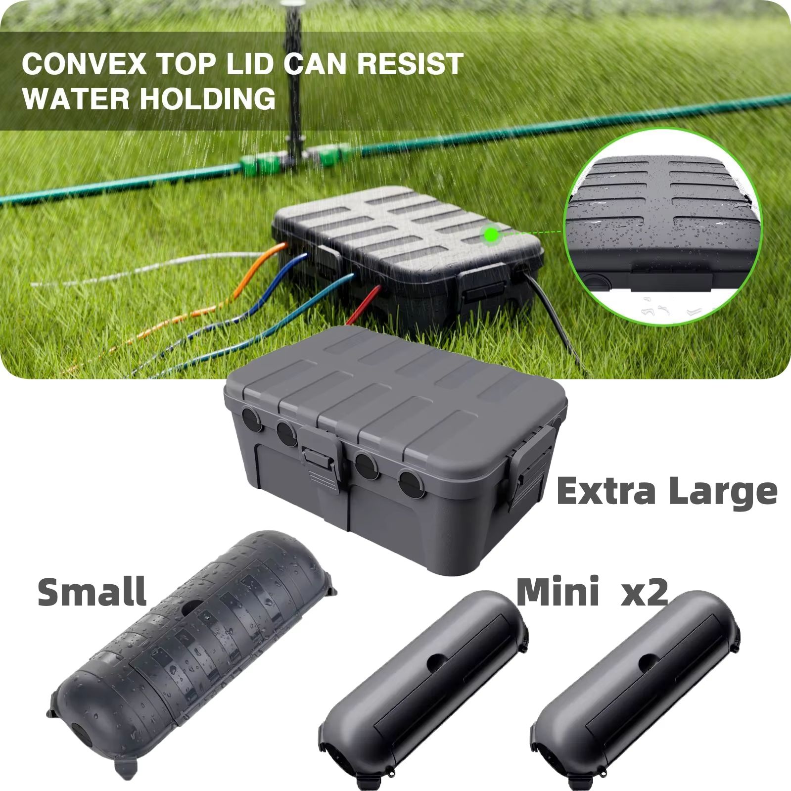 Outdoor Power Socket Cover - Coperture Grandi Impermeabili per Cavi Elettrici