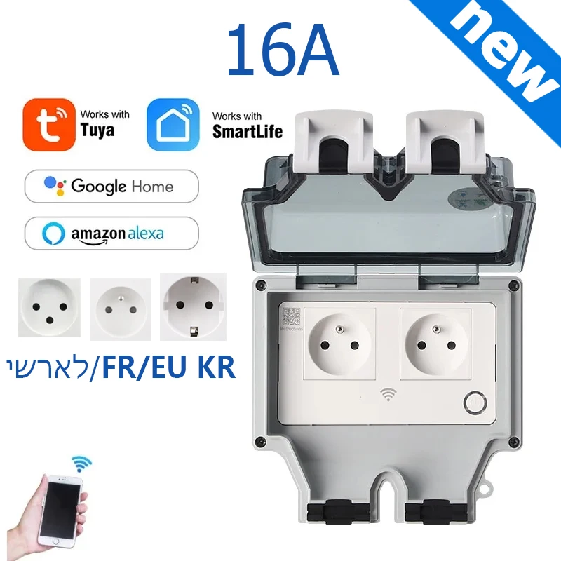 Outdoor Power With Timer - Tuya Presa di corrente IP66 Esterna