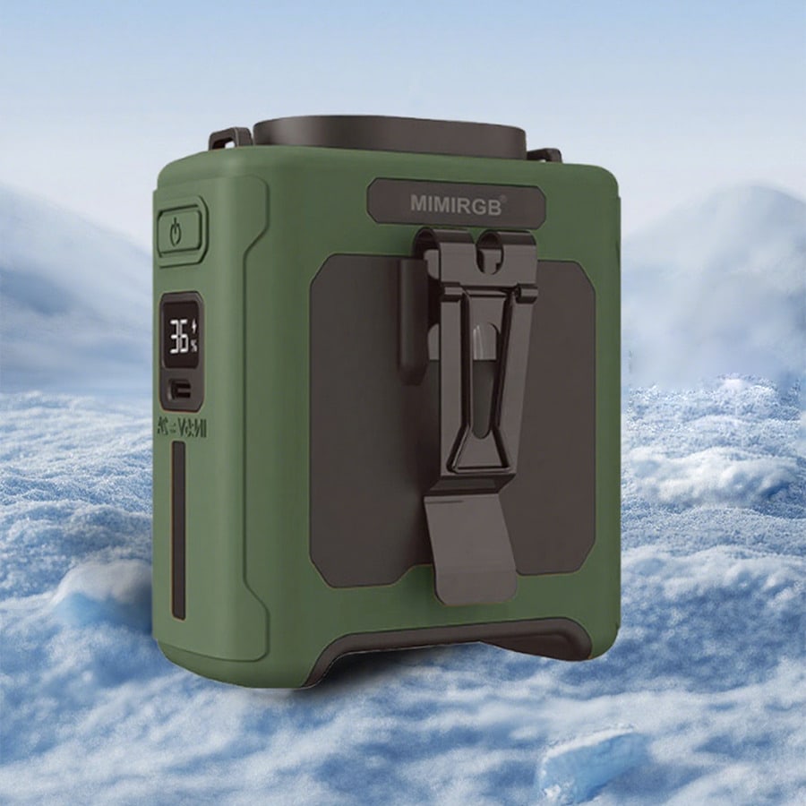 Outdoor Power Nz - Ventilatore portatile da 10000 mAh, ventilatore