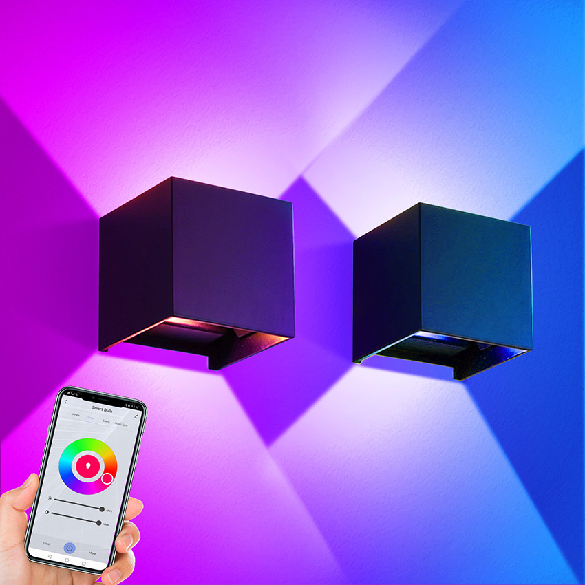 Outdoor Power Point Zigbee - Lampada da Parete LED 12W per