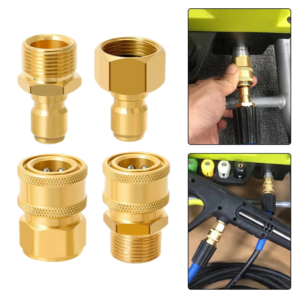 Outdoor Power Washer - 4 pezzi Adattatore a connessione rapida