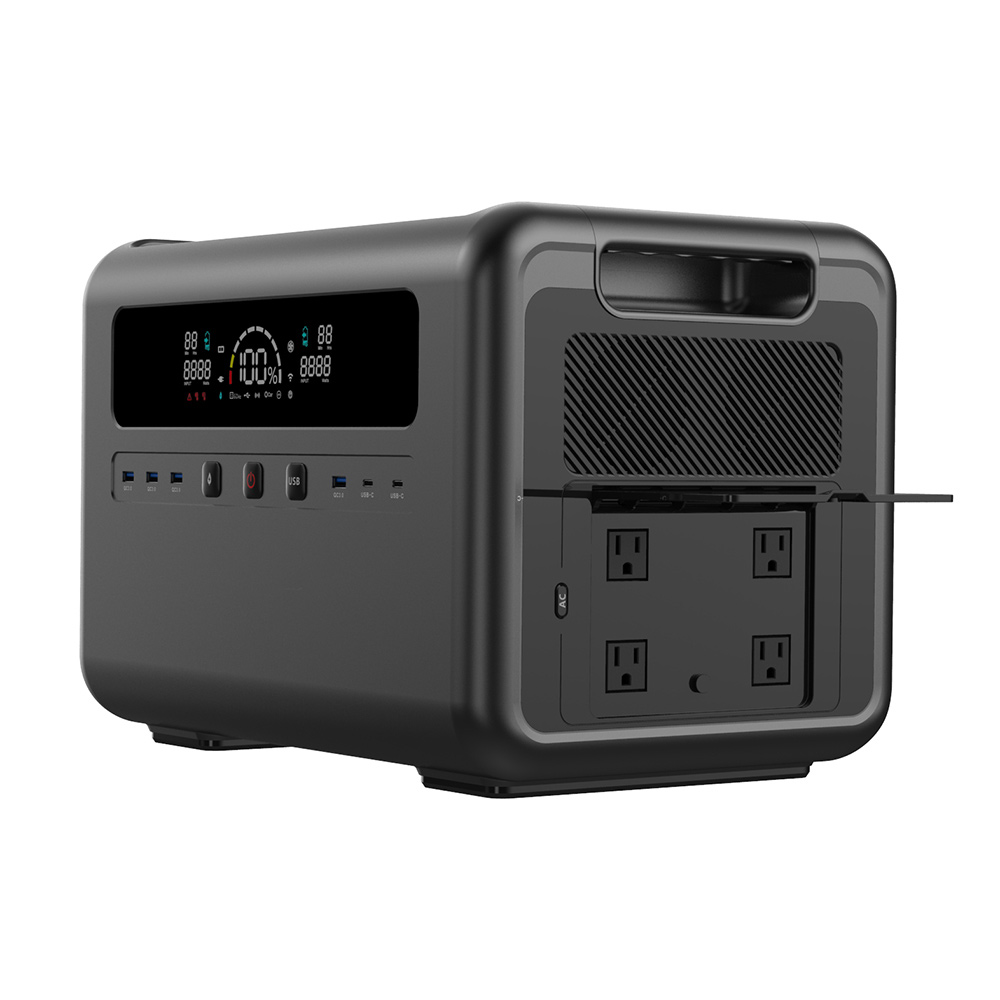 Power Outdoor - Generatore Solare da 2400W, Stazione di