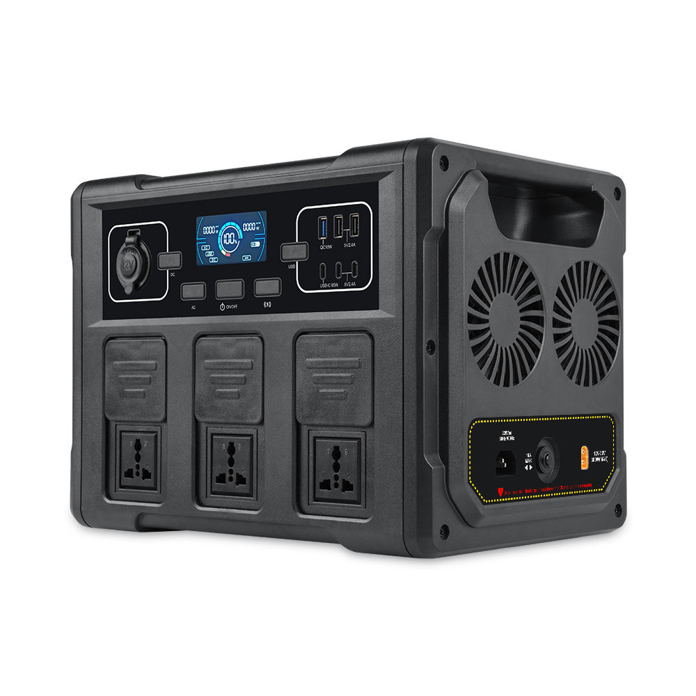 Power Outdoor - Generatore Solare Portatile 1200W, Batteria LiFePO4,