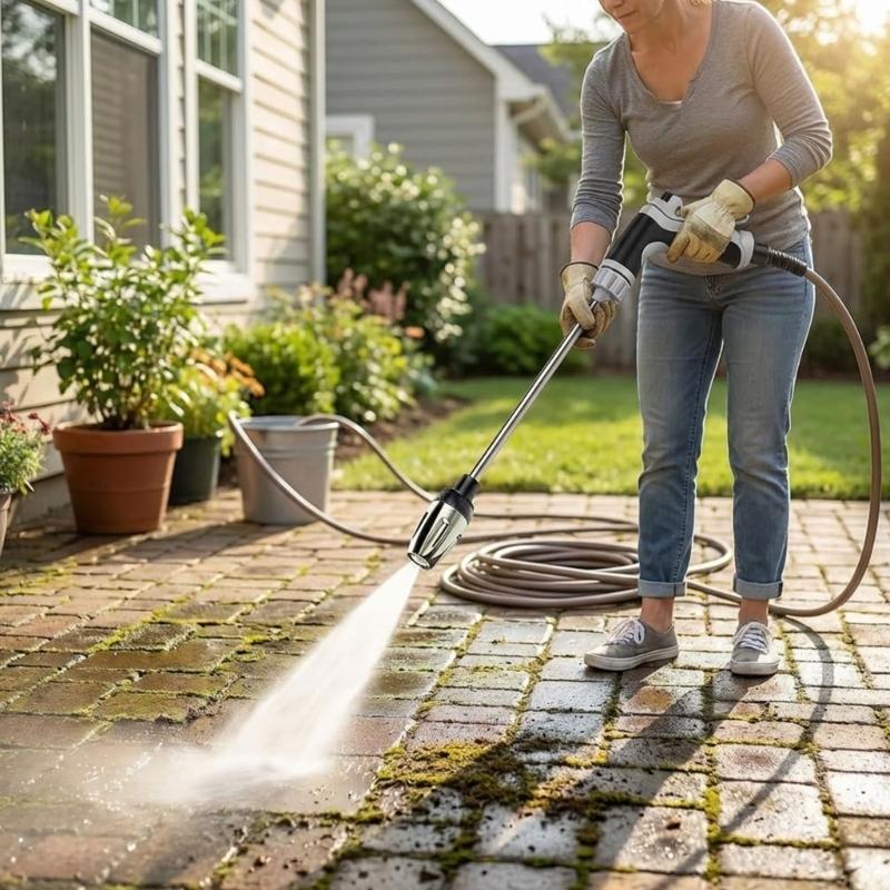 Outdoor Power Washer - Idropulitrice universale per tubo da giardino