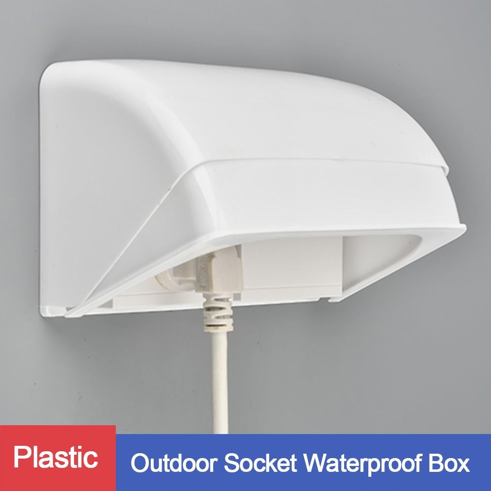 Outdoor Power Socket Cover - 1 pz presa esterna scatola impermeabile