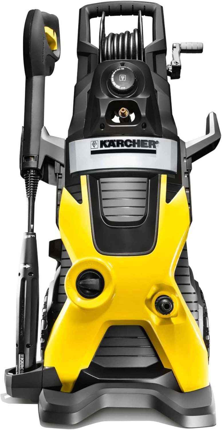 Outdoor Power Washer - Idropulitrice con Avvolgitubo, Funzione Vario Power