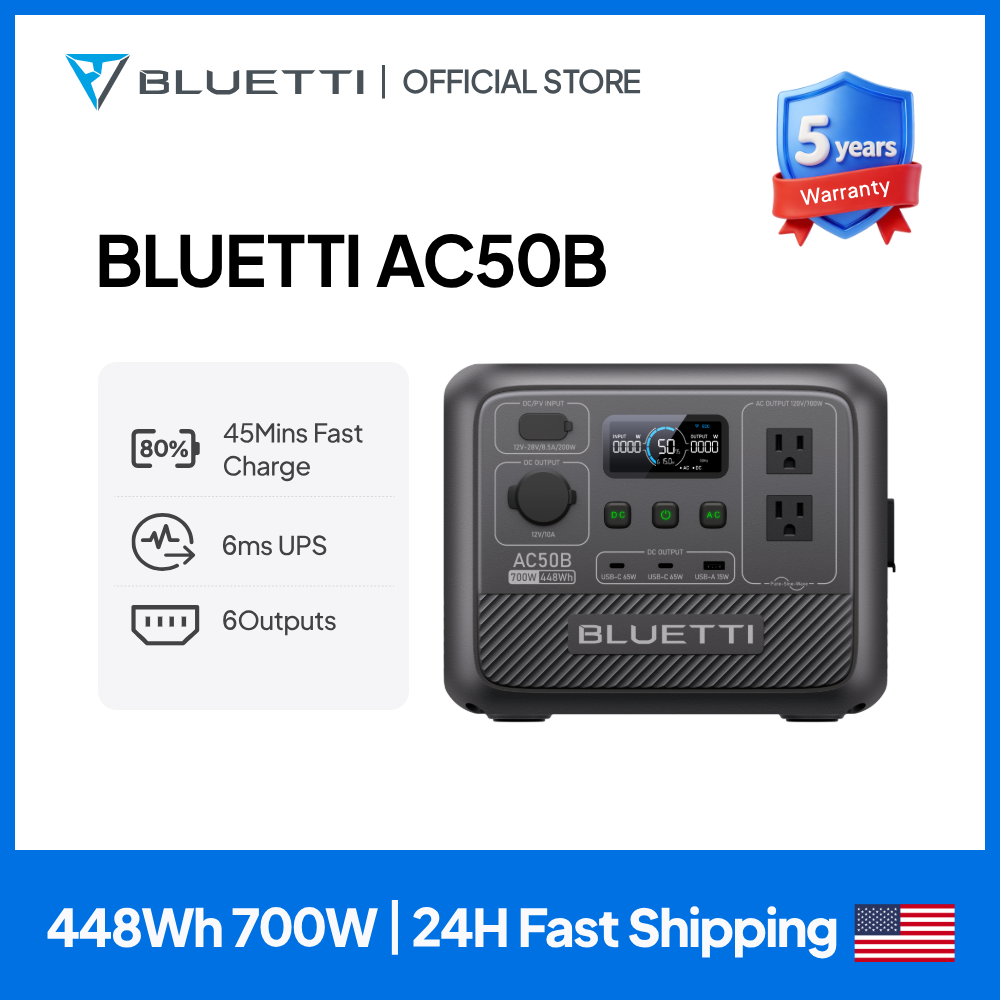 Outdoor Power Inverter - BLUETTI AC50B Stazione di Alimentazione Portatile