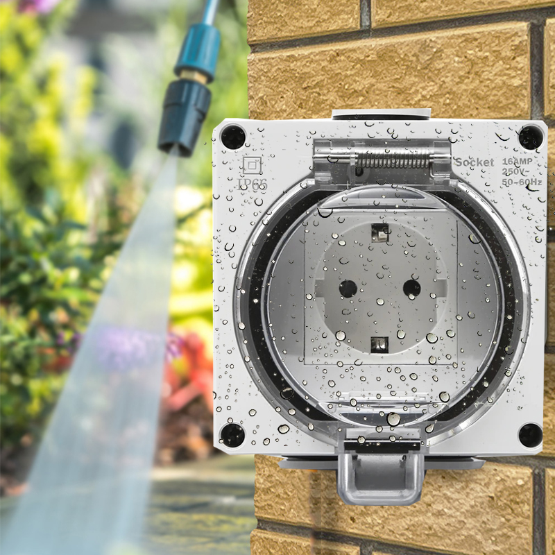 Outdoor Power Receptacle - Presa di corrente impermeabile IP66 Presa