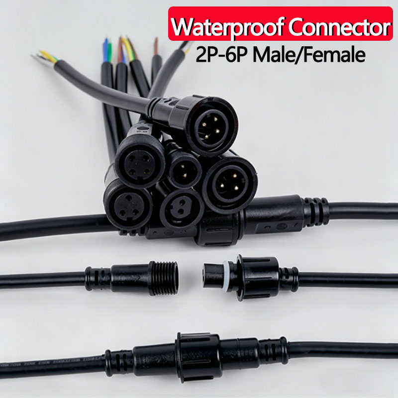 Outdoor Power Hub - Set di Connettori Impermeabili 2/3/4/5/6 Pin