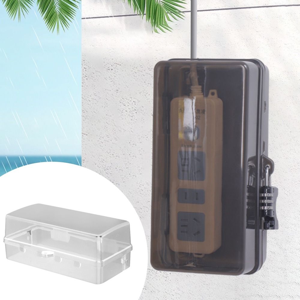 Outdoor Power Outlet Waterproof - Scatola Portatile in Plastica Antifurto e
