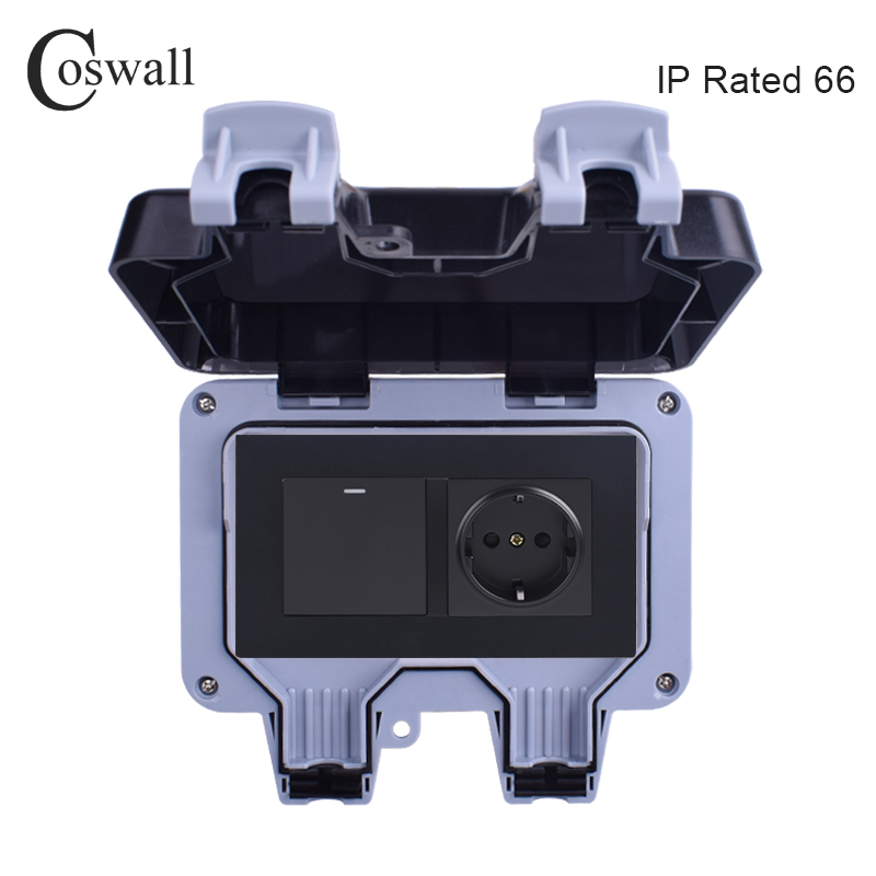 Coswall IP66 presa di corrente - Outdoor Power Outlet Waterproof recensione e prezzo