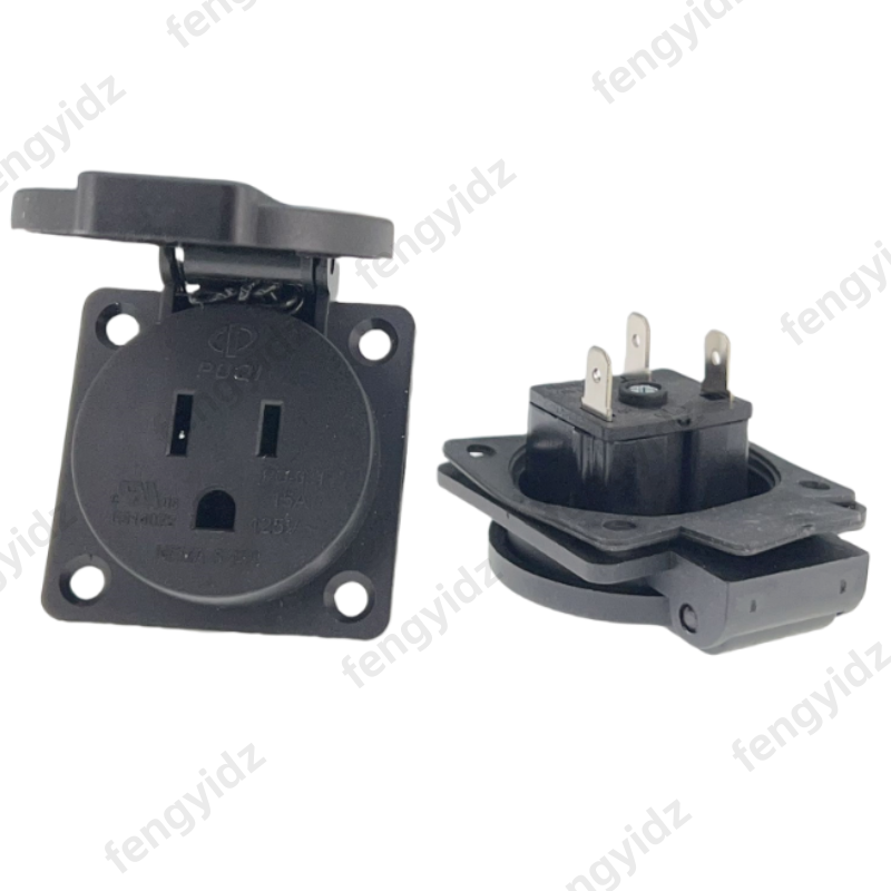 Nero 125V 15A 20A IP44 CE Amer - Outdoor Power Receptacle recensione e prezzo