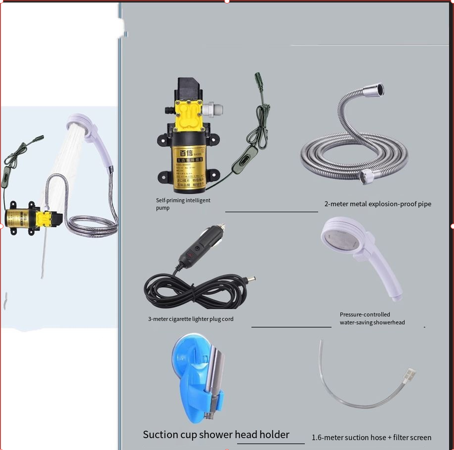 Set doccia da campeggio estern - Outdoor Power Washer recensione e prezzo
