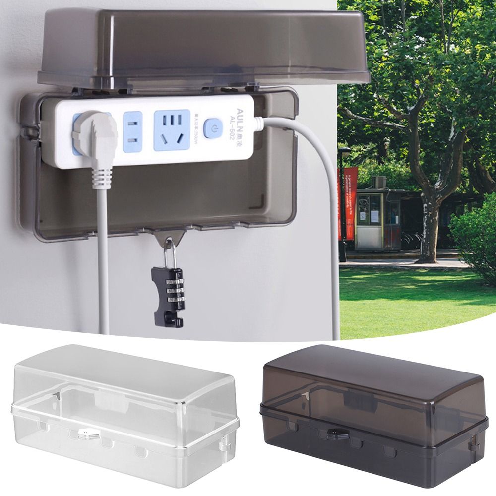 Scatola di plastica resistente - Outdoor Power Socket Cover recensione e prezzo