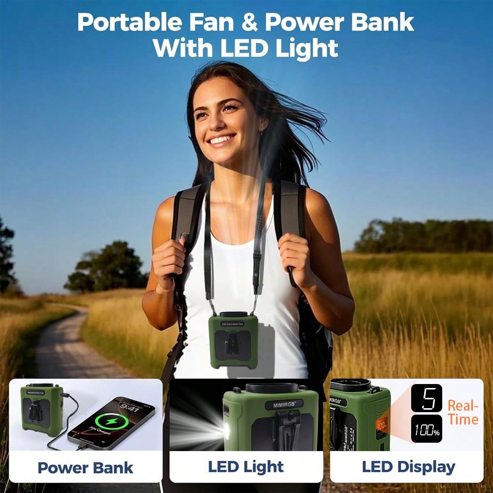 Ventilatore portatile da 10000 - Outdoor Power Nz recensione e prezzo
