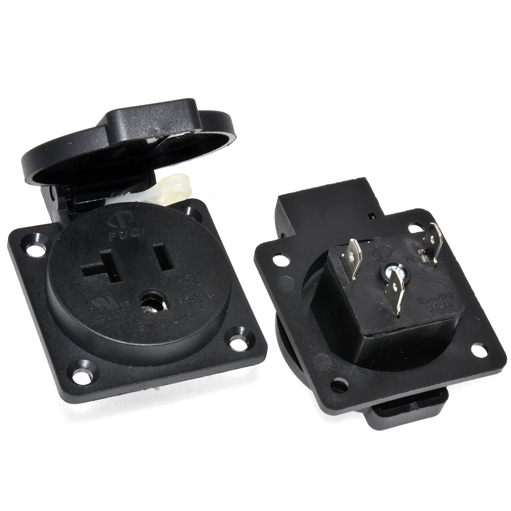 Nero 125V 15A 20A IP44 CE Amer - Outdoor Power Receptacle recensione e prezzo