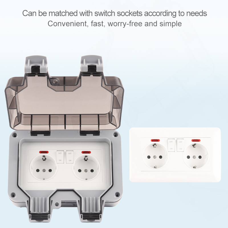 IP66 EU Germany Standard imper - Outdoor Power Outlet Waterproof recensione e prezzo