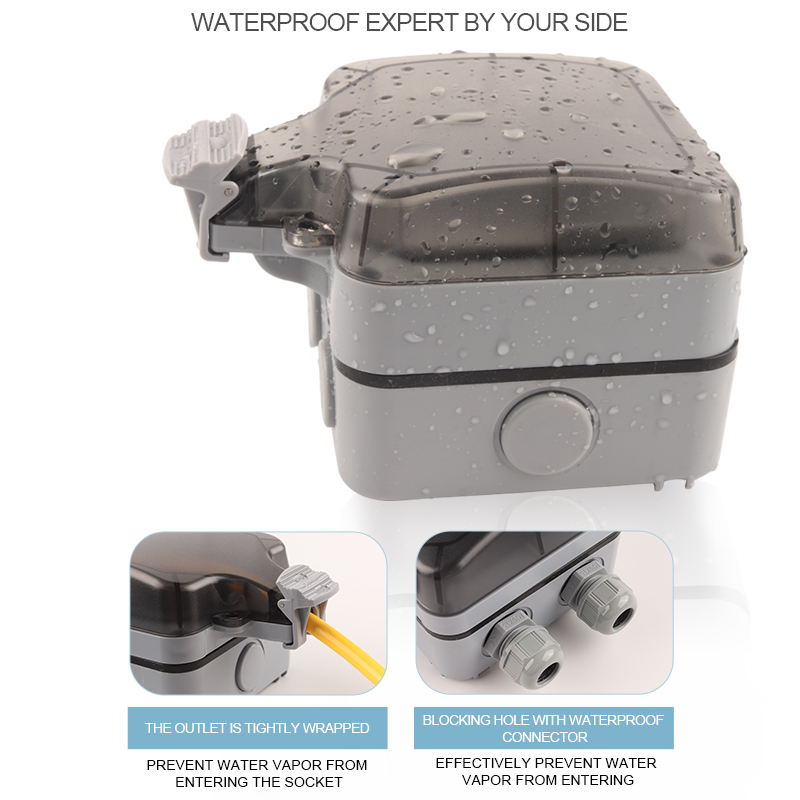 IP66 EU Germany Standard imper - Outdoor Power Outlet Waterproof recensione e prezzo