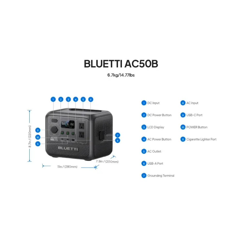 BLUETTI AC50B Stazione di Alim - Outdoor Power Inverter recensione e prezzo