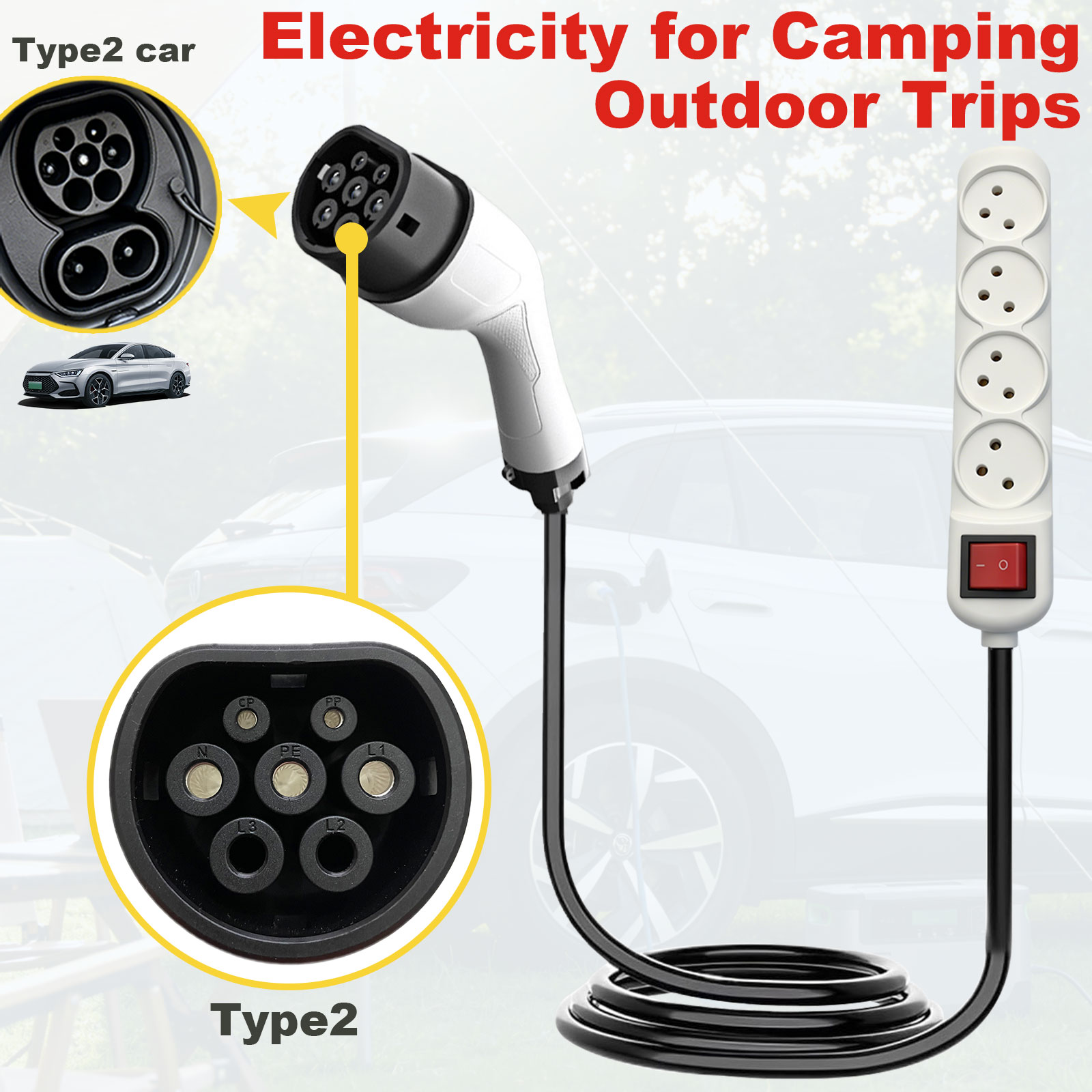 Adattatore di scarico V2L Tipo - Outdoor Power Hub recensione e prezzo