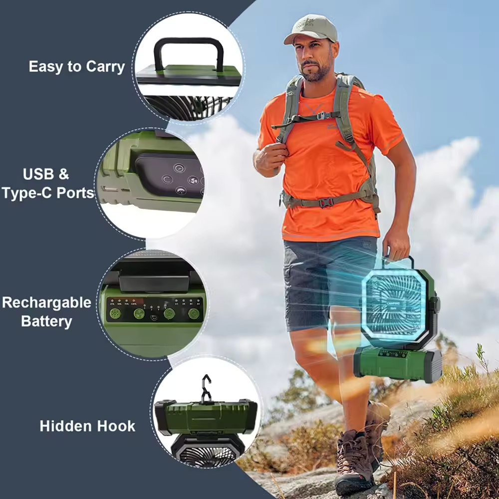 Ventilatore da Campeggio 20000 - Outdoor Power With Timer recensione e prezzo