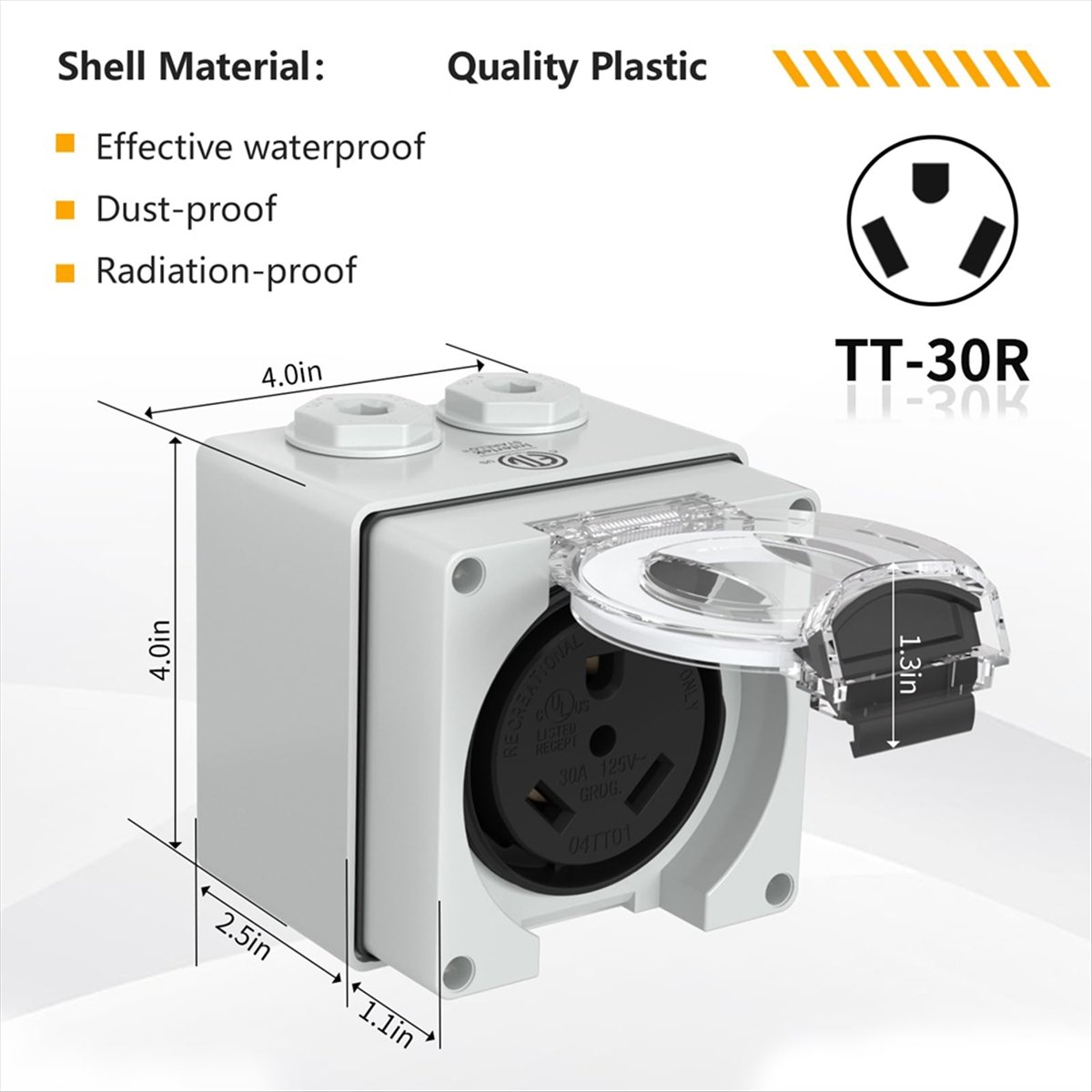HHTL Scatola di derivazione el - Outdoor Power Receptacle recensione e prezzo