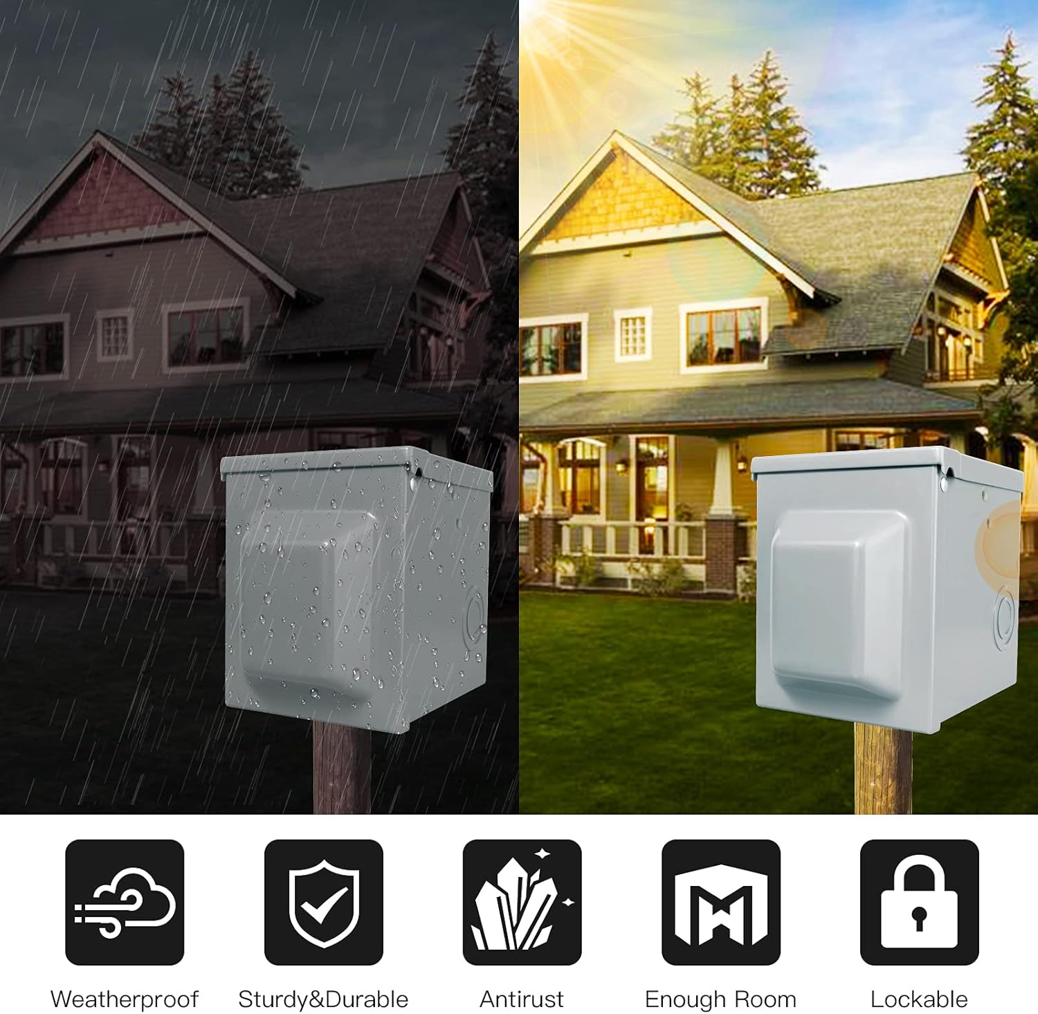 Scatola presa di corrente per  - Outdoor Power Receptacle recensione e prezzo