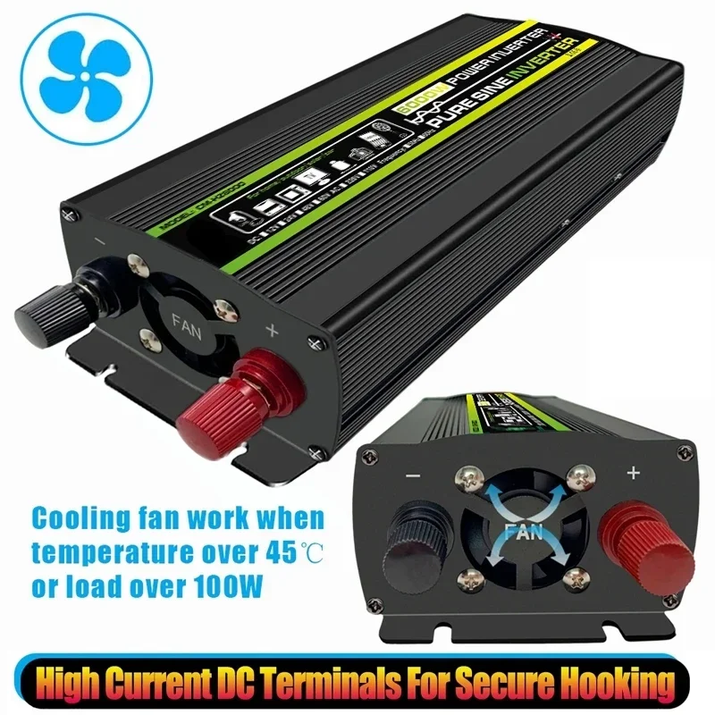 6000W DC12/24V a AC 220V Onda  - Outdoor Power Inverter recensione e prezzo