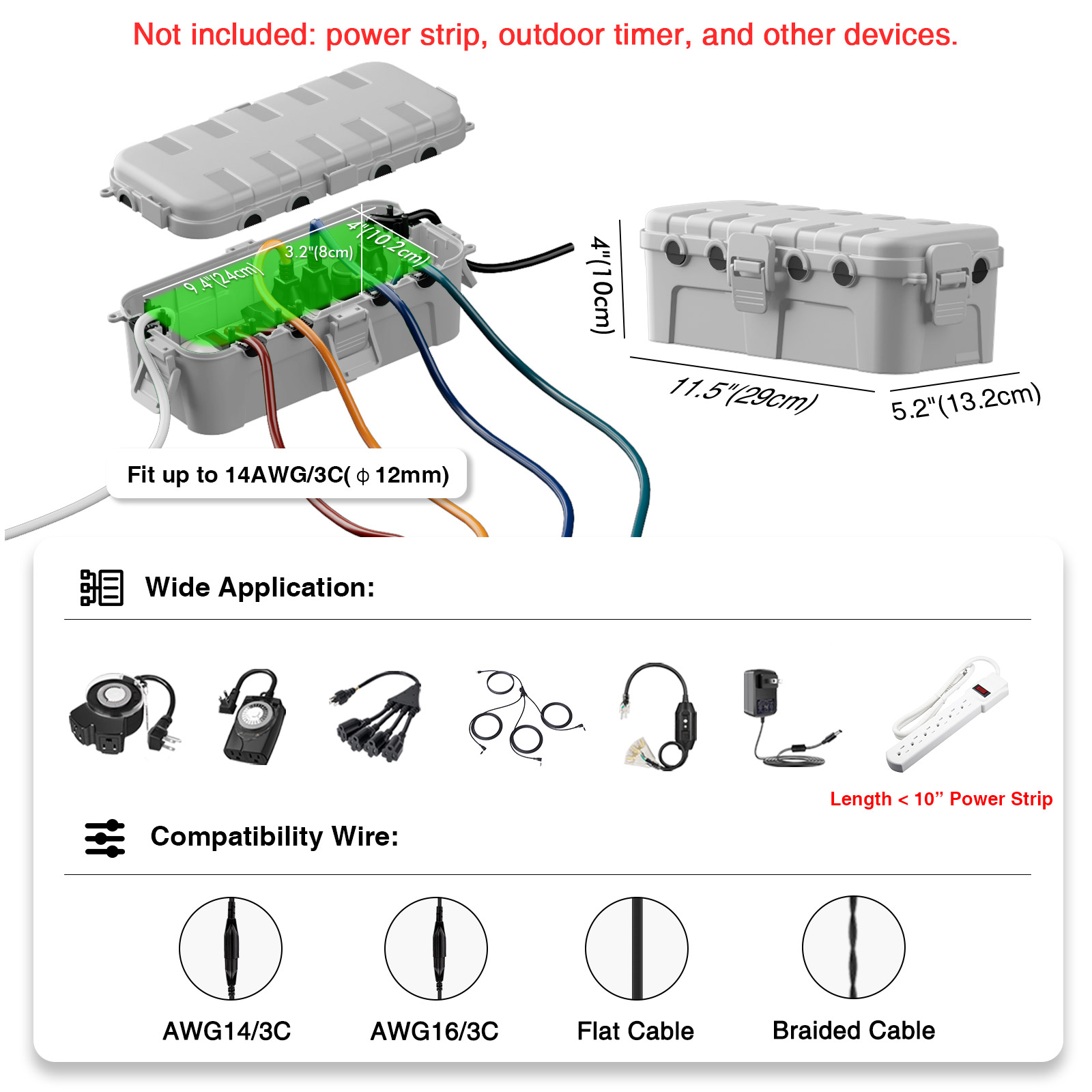 Copertura per prolunga imperme - Outdoor Power With Timer recensione e prezzo